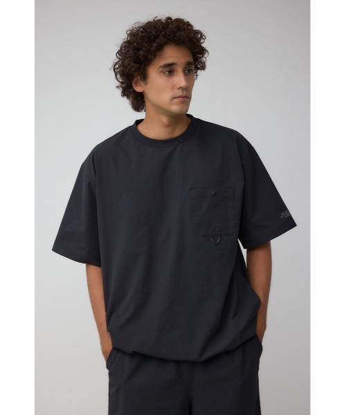 AZUL by moussy（アズールバイマウジー）の「ポケットデザイン布帛セットアップ（Tシャツ/カットソー・メンズ・グレー/ブラック/ダークネイビー・MEDIUM/LARGE）」の5枚目の写真