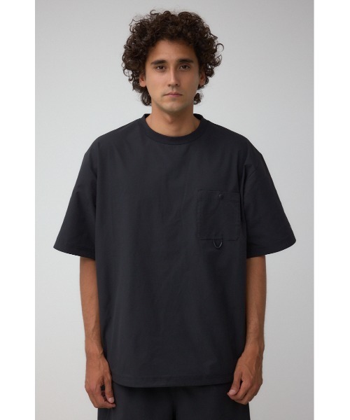 AZUL by moussy（アズールバイマウジー）の「ポケットデザイン布帛セットアップ（Tシャツ/カットソー・メンズ・グレー/ブラック/ダークネイビー・MEDIUM/LARGE）」の8枚目の写真