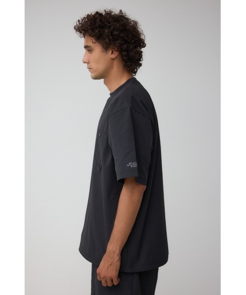 AZUL by moussy（アズールバイマウジー）の「ポケットデザイン布帛セットアップ（Tシャツ/カットソー・メンズ・グレー/ブラック/ダークネイビー・MEDIUM/LARGE）」の9枚目の写真