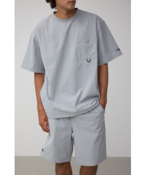 AZUL by moussy（アズールバイマウジー）の「ポケットデザイン布帛セットアップ（Tシャツ/カットソー・メンズ・グレー/ブラック/ダークネイビー・MEDIUM/LARGE）」の21枚目の写真