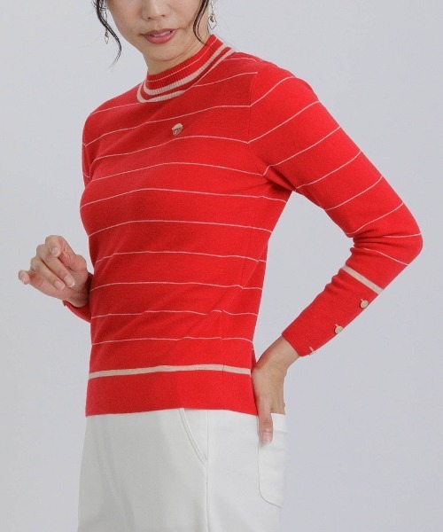 ウール100％細ボーダーニット（ニット/セーター）｜STUDIO PICONE