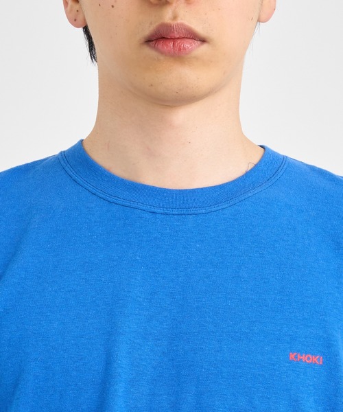 KHOKI(コッキ)の「【KHOKI / コッキ】Printed T-shirt(Tシャツ/カットソー・メンズ・ブルー/ブラック/ホワイト・2/4/3)」の22枚目の写真