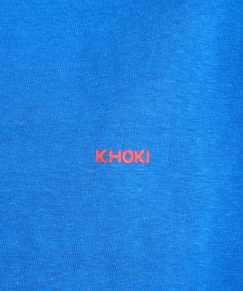 KHOKI(コッキ)の「【KHOKI / コッキ】Printed T-shirt(Tシャツ/カットソー・メンズ・ブルー/ブラック/ホワイト・2/4/3)」の14枚目の写真