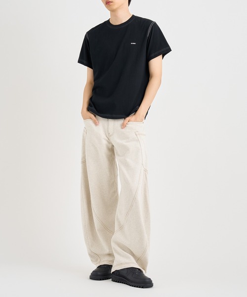 KHOKI(コッキ)の「【KHOKI / コッキ】Printed T-shirt(Tシャツ/カットソー・メンズ・ブルー/ブラック/ホワイト・2/4/3)」の15枚目の写真