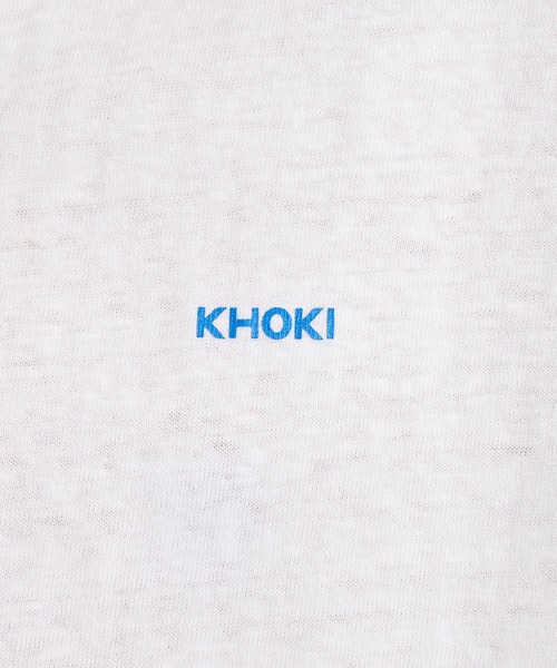 KHOKI(コッキ)の「【KHOKI / コッキ】Printed T-shirt(Tシャツ/カットソー・メンズ・ブルー/ブラック/ホワイト・2/4/3)」の17枚目の写真