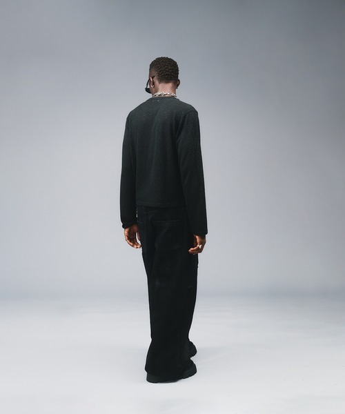 ANDER HUNK（アンダーハンク）の「Metal Henryneck Sier Top /メタルヘンリーネックシアートップ（Tシャツ/カットソー・メンズ・ブラック/カーキ・LARGE/MEDIUM）」の18枚目の写真