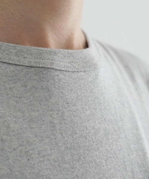 FilMelange（フィルメランジェ）の「Fil Melange Reed/リード（Tシャツ/カットソー・メンズ・グレー・3/5/4）」の4枚目の写真