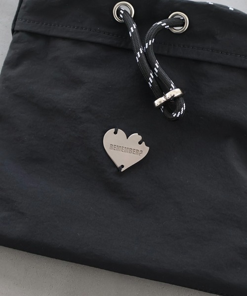 Remember.（リメンバー）の「2wayショルダー巾着バッグ（ショルダーバッグ・メンズ・ブラック/ブルー/ホワイト・FREE）」の10枚目の写真