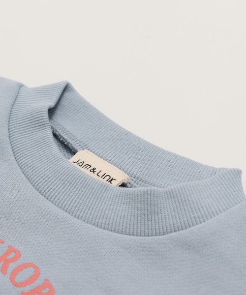 JAM & LINK（ジャムアンドリンク）の「袖フリル 裏毛トレーナー（スウェット・キッズ・ピンク/オートミール/サックスブルー/ライトイエロー・130/120/110/100/160/150/140）」の13枚目の写真