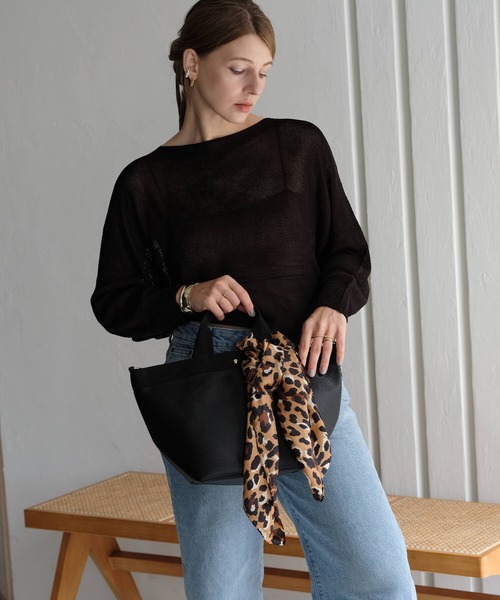 ZAKKA-BOX(ザッカボックス)の「レオパードスカーフ(バンダナ/スカーフ・レディース・グレー系その他/ベージュ系その他・FREE)」の17枚目の写真