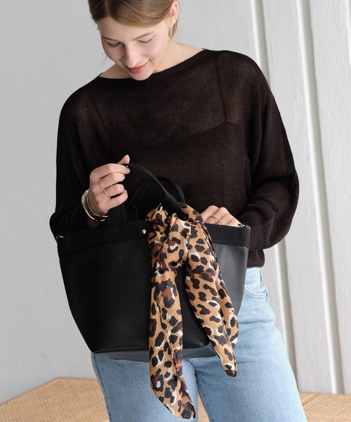 ZAKKA-BOX(ザッカボックス)の「レオパードスカーフ(バンダナ/スカーフ・レディース・グレー系その他/ベージュ系その他・FREE)」の18枚目の写真