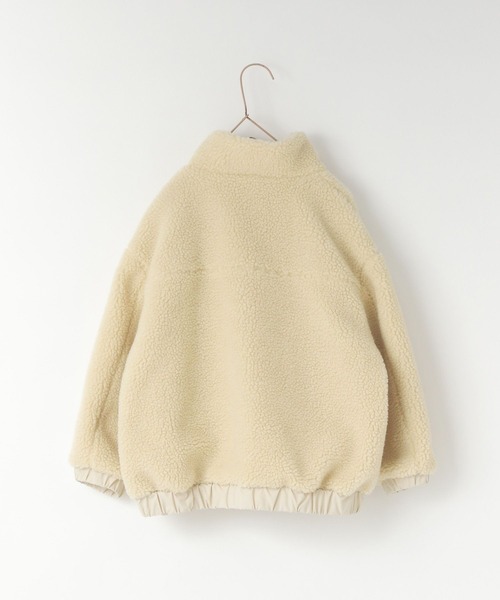 LOWRYS FARM（ローリーズファーム）の「エアサーマルボアブルゾン　491287（ブルゾン・キッズ・アイボリー/チャコールグレー/ブラウン・110cm/120cm/130cm/140cm/150cm）」の16枚目の写真