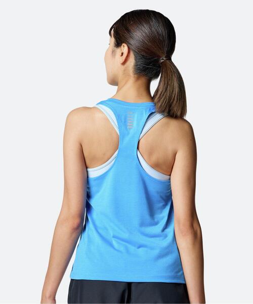 UNDER ARMOUR（アンダーアーマー）の「UAローンチ シングレット（ランニング/レディース）（タンクトップ・レディース・ブルー系・L/M/XL）」の2枚目の写真