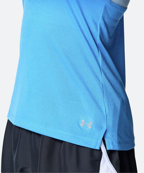 UNDER ARMOUR（アンダーアーマー）の「UAローンチ シングレット（ランニング/レディース）（タンクトップ・レディース・ブルー系・L/M/XL）」の5枚目の写真