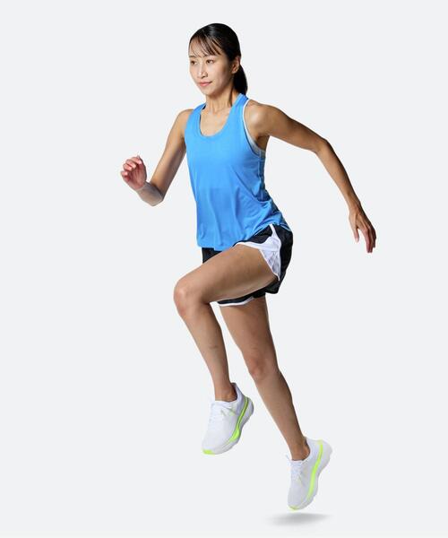 UNDER ARMOUR（アンダーアーマー）の「UAローンチ シングレット（ランニング/レディース）（タンクトップ・レディース・ブルー系・L/M/XL）」の6枚目の写真