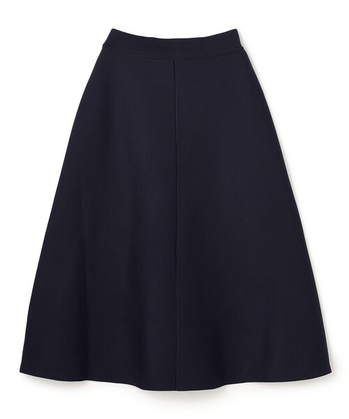 UNFILO（アンフィーロ）の「BEAUTY FORM KNIT フレアスカート（スカート・レディース・ネイビー系/ブラック系/ベージュ系・X-LARGE）」の6枚目の写真