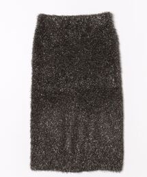 メル95034　新品未使用品　エリオポール代官山　グリッタースカート CRUSHED VELOUR TIGHT SKIRT｜HELIOPOLE｜HÉLIOPÔLE（エリオ