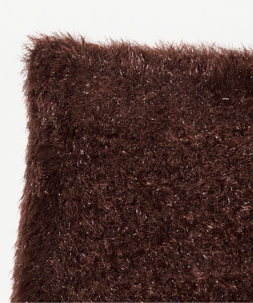 HELIOPOLE(エリオポール)の「GLITTER KNIT SKIRT(スカート・レディース・ブラック/ダークブラウン・38)」の7枚目の写真