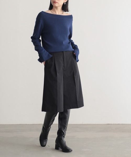 for/c(フォーシー)の「はっ水ストレッチチノ大人ショートパンツ【サスティナブル】(チノパンツ・レディース・ブラック/ベージュ/ネイビー・L/M)」の7枚目の写真