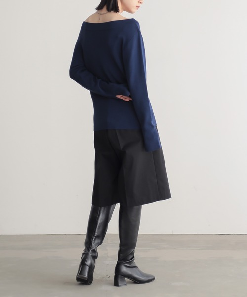 for/c(フォーシー)の「はっ水ストレッチチノ大人ショートパンツ【サスティナブル】(チノパンツ・レディース・ブラック/ベージュ/ネイビー・L/M)」の8枚目の写真