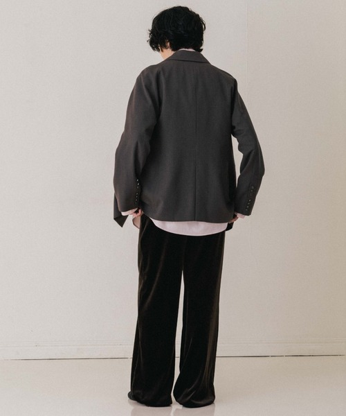 CREDONA(クレドナ)の「HILTON VELOUR PANTS/ヒルトンベロアパンツ(その他パンツ・レディース・ネイビー/ベージュ/ブラウン・0/1)」の9枚目の写真