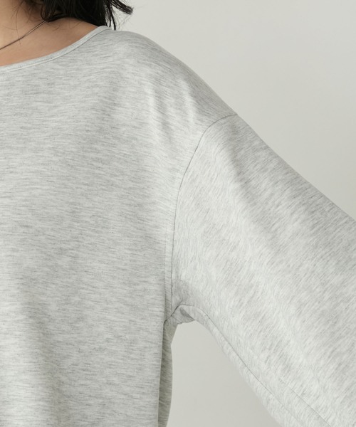 forksy.（フォルクシー）の「【forksy.】モンスターボリュームスリーブ ボートネックダンボールスウェットプルオーバー（スウェット・レディース・ブラック/アイボリー/ライトグレー・FREE）」の22枚目の写真