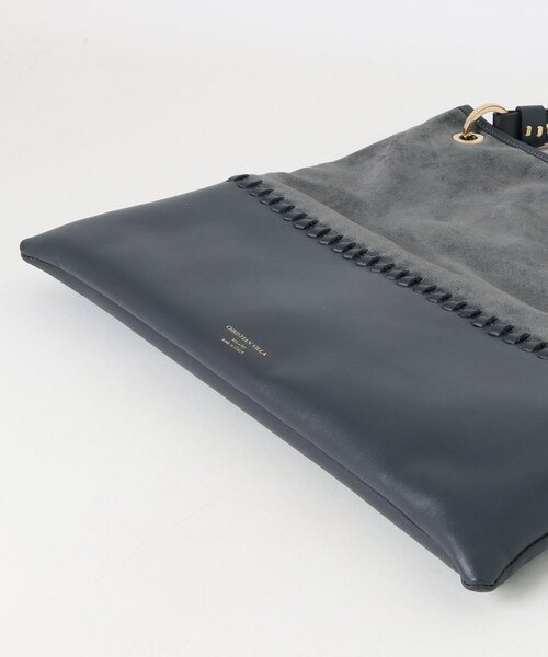 CHRISTIAN VILLA（クリスチャンヴィラ）の「【CHRISTIAN VILLA】コンビネーションレザートートバッグ(Q56379)（トートバッグ・レディース・グレー系その他・ALL）」の3枚目の写真