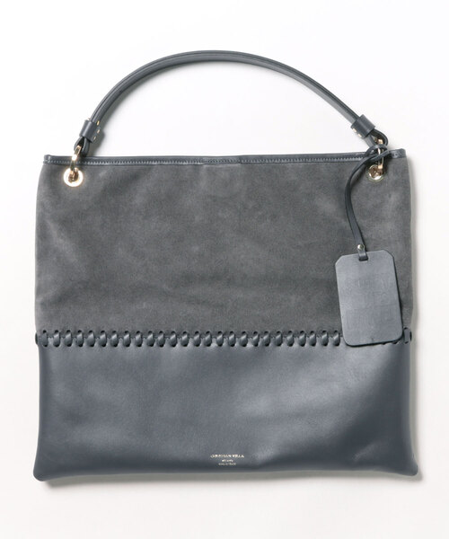 CHRISTIAN VILLA(クリスチャンヴィラ)の「【CHRISTIAN VILLA】コンビネーションレザートートバッグ(Q56379)(トートバッグ・レディース・グレー系その他・ALL)」の9枚目の写真