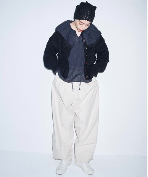 kanoco×Libra.cue Kanoco×Libra Cue レースケープカラーブラウス（シャツ/ブラウス