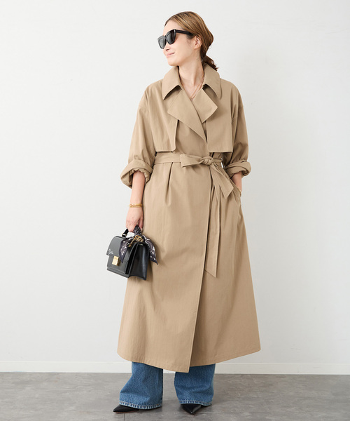 Deuxieme classe Essential トレンチコート Essential トレンチコート（トレンチコート）｜ESSENTIAL
