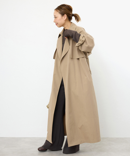 Deuxieme classe Essential トレンチコート Essential トレンチコート（トレンチコート）｜ESSENTIAL