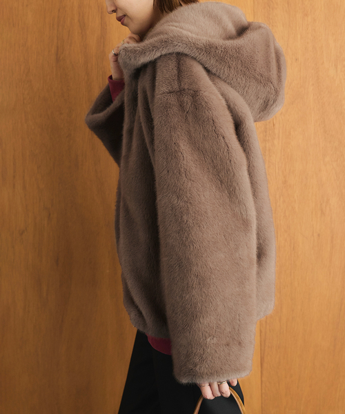 SLOBE IENA フーディECOファー フーディECOファー（その他ブルゾン／アウター）｜SLOBE IENA