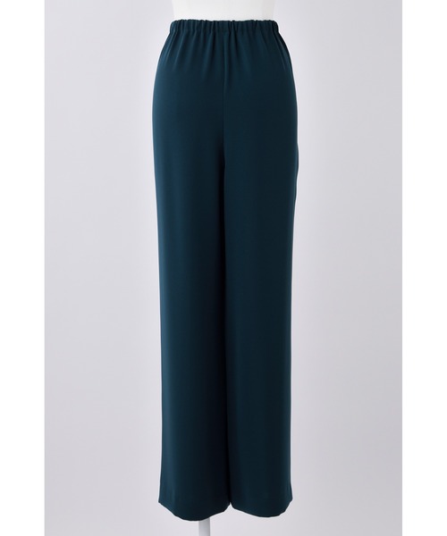 ENFOLD（エンフォルド）の「PEツイル ストレートワイドパンツ（その他パンツ・レディース・ターコイズブルー/ブラック・38/36/34）」の5枚目の写真