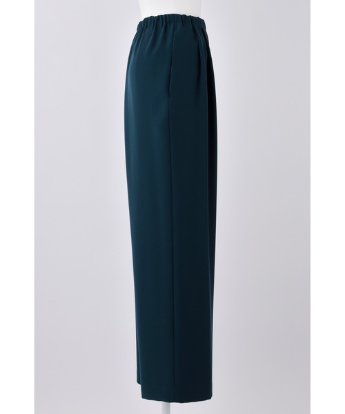 ENFOLD（エンフォルド）の「PEツイル ストレートワイドパンツ（その他パンツ・レディース・ターコイズブルー/ブラック・38/36/34）」の4枚目の写真