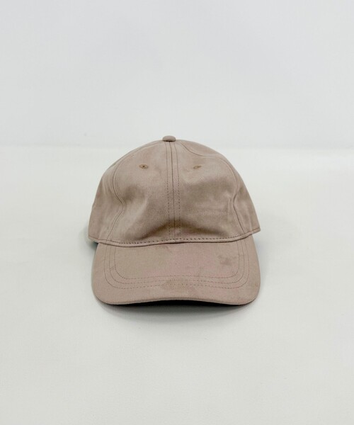 fredy emue（フレディエミュ）の「フェイクスエードキャップ（キャップ・レディース・ベージュ/チャコールグレー・FREE）」の7枚目の写真