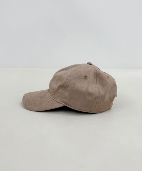 fredy emue（フレディエミュ）の「フェイクスエードキャップ（キャップ・レディース・ベージュ/チャコールグレー・FREE）」の8枚目の写真