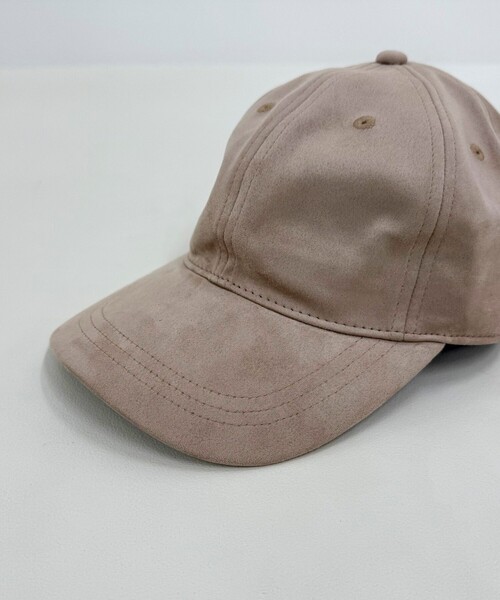 fredy emue（フレディエミュ）の「フェイクスエードキャップ（キャップ・レディース・ベージュ/チャコールグレー・FREE）」の11枚目の写真