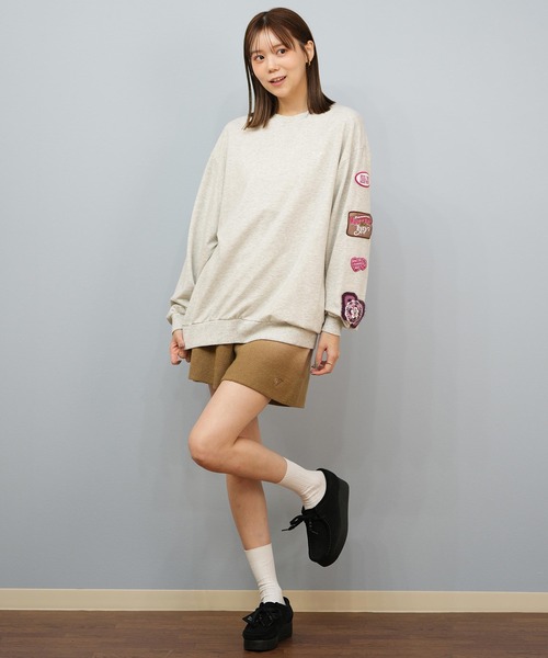 ROXY(ロキシー)の「ROXY/ロキシー スウェット クルーネックトレーナー RPO254609T(スウェット・レディース・ヘザーグレー/ブラック/ブラウン・L/M)」の20枚目の写真