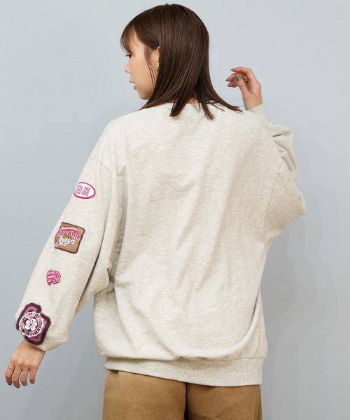 ROXY(ロキシー)の「ROXY/ロキシー スウェット クルーネックトレーナー RPO254609T(スウェット・レディース・ヘザーグレー/ブラック/ブラウン・L/M)」の21枚目の写真