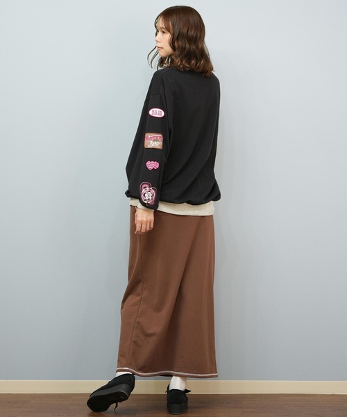 ROXY(ロキシー)の「ROXY/ロキシー スウェット クルーネックトレーナー RPO254609T(スウェット・レディース・ヘザーグレー/ブラック/ブラウン・L/M)」の11枚目の写真