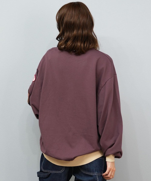 ROXY(ロキシー)の「ROXY/ロキシー スウェット クルーネックトレーナー RPO254609T(スウェット・レディース・ヘザーグレー/ブラック/ブラウン・L/M)」の13枚目の写真