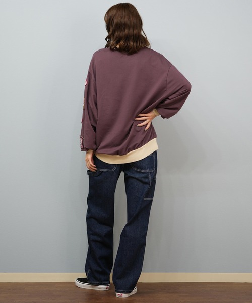 ROXY(ロキシー)の「ROXY/ロキシー スウェット クルーネックトレーナー RPO254609T(スウェット・レディース・ヘザーグレー/ブラック/ブラウン・L/M)」の15枚目の写真