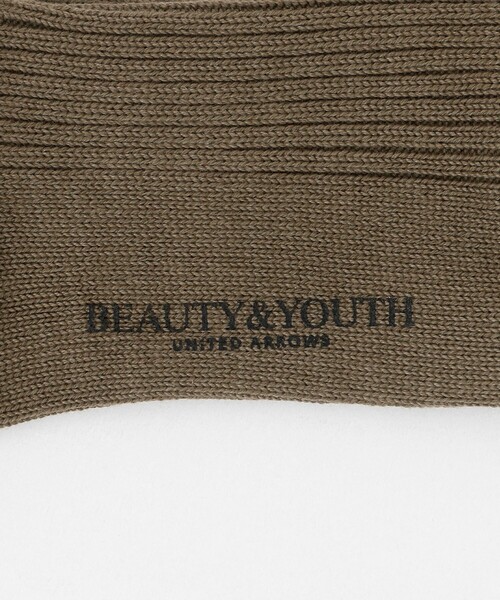 BEAUTY&YOUTH UNITED ARROWS（ビューティーアンドユースユナイテッドアローズ）の「カラー リブ ソックス（ソックス/靴下・レディース・ネイビー/オフホワイト/オリーブ/レッド・FREE）」の7枚目の写真