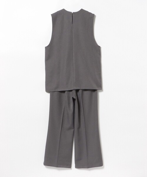 BEAMS HEART（ビームスハート）の「【セレモニー・ハレの日】ウール 調 ベスト セットアップ（ワンピース・レディース・グレー/ネイビー・FREE）」の7枚目の写真