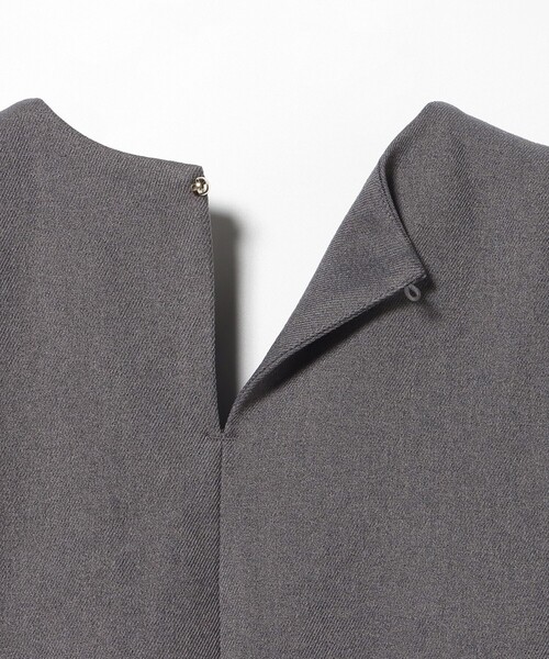 BEAMS HEART（ビームスハート）の「【セレモニー・ハレの日】ウール 調 ベスト セットアップ（ワンピース・レディース・グレー/ネイビー・FREE）」の9枚目の写真