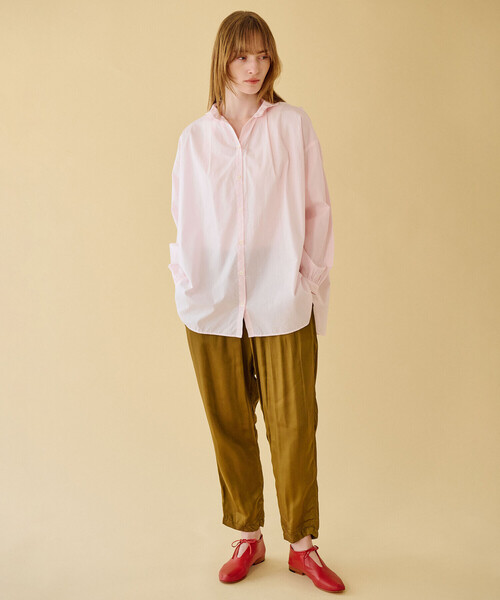 GALLEGO DESPORTES（ギャレゴデスポート）の「GALLEGO DESPORTES | レーヨン イージーパンツ WOMEN（その他パンツ・レディース・ネイビー/ブラウン・S）」の15枚目の写真