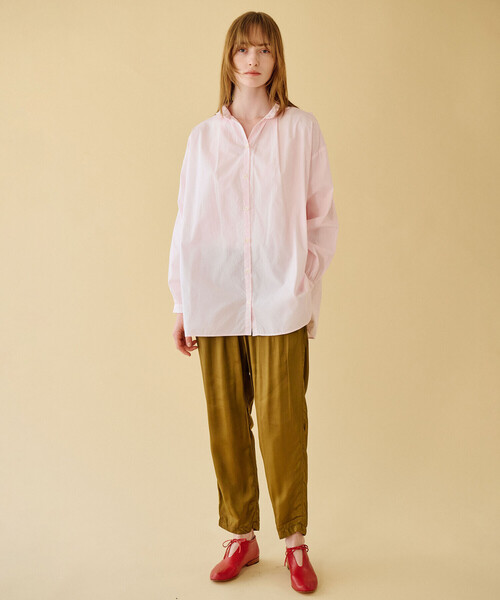 GALLEGO DESPORTES（ギャレゴデスポート）の「GALLEGO DESPORTES | レーヨン イージーパンツ WOMEN（その他パンツ・レディース・ネイビー/ブラウン・S）」の17枚目の写真