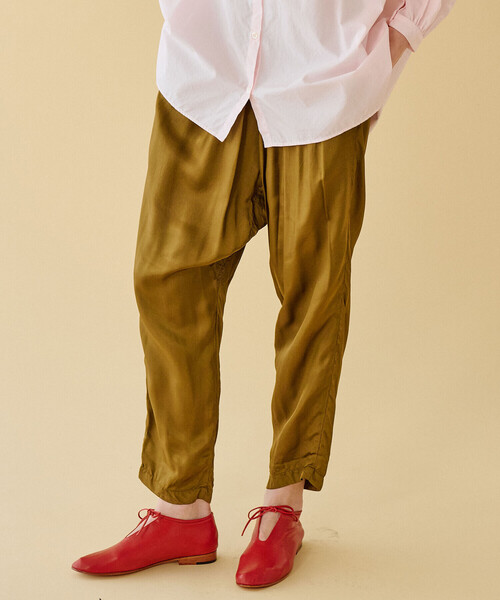 GALLEGO DESPORTES（ギャレゴデスポート）の「GALLEGO DESPORTES | レーヨン イージーパンツ WOMEN（その他パンツ・レディース・ネイビー/ブラウン・S）」の19枚目の写真