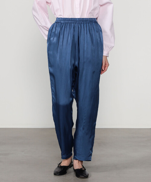 GALLEGO DESPORTES（ギャレゴデスポート）の「GALLEGO DESPORTES | レーヨン イージーパンツ WOMEN（その他パンツ・レディース・ネイビー/ブラウン・S）」の2枚目の写真