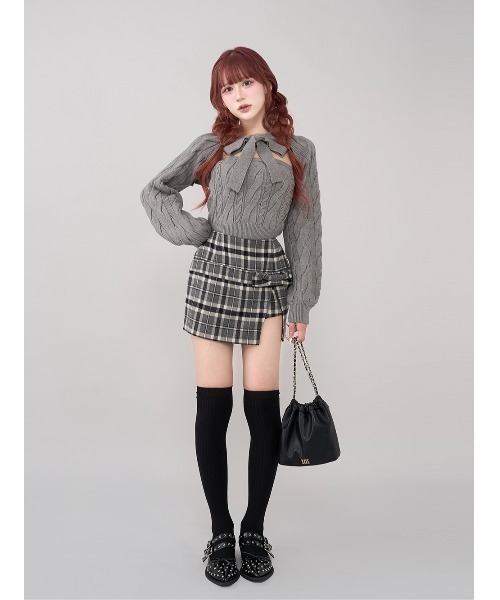 Darich ダーリッチ ケーブルアンサンブルニットトップス ケーブルアンサンブルニットトップス（ニット/セーター